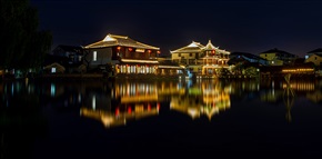锦溪璀璨夜色