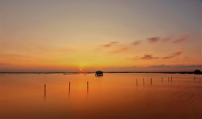 淀山湖日落