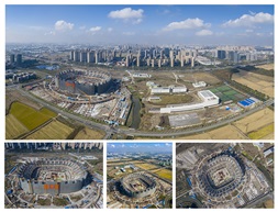 《昆山市专业足球场》在建