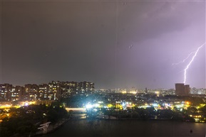 狂风暴雨时