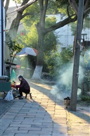 古镇炊烟
