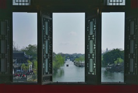 窗外